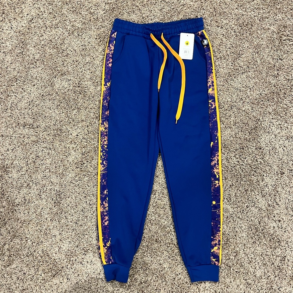 Body Glove Blue Joggers with Yellow and Purple Details